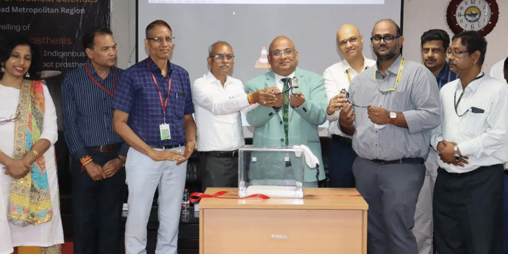 DRDO & AIIMS Bibinagar unveil first Make-in-India cost-effective advanced Carbon Fibre Foot Prosthesis