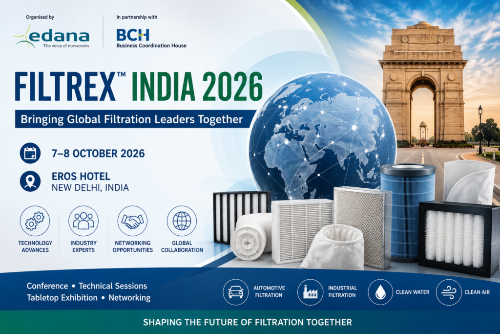 FILTREX™ India 2026 to Bring Global Filtration Leaders Together in New Delhi