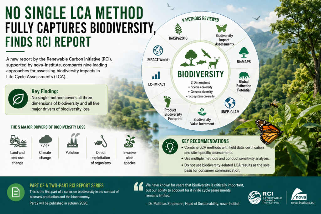 No Single LCA Method Fully Captures Biodiversity, Finds RCI Report