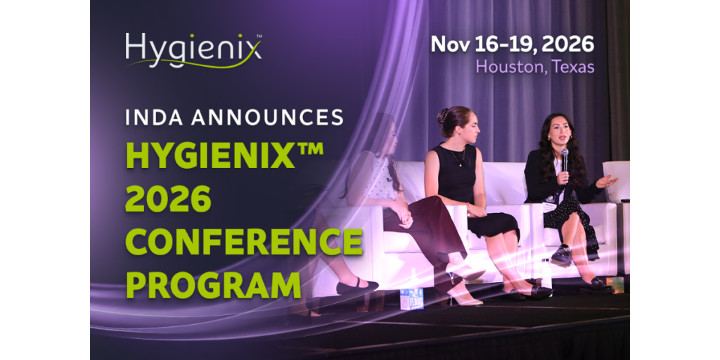 INDA Announces Hygienix™ 2026 Conference Programme