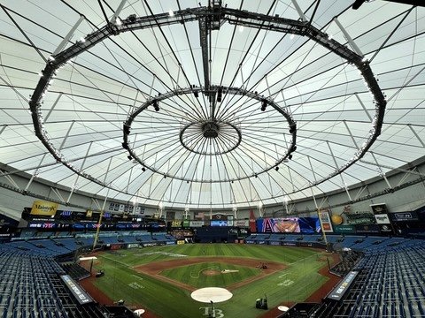 AGY Glass Fiber Yarn Reinforces Tropicana Field’s New Roof