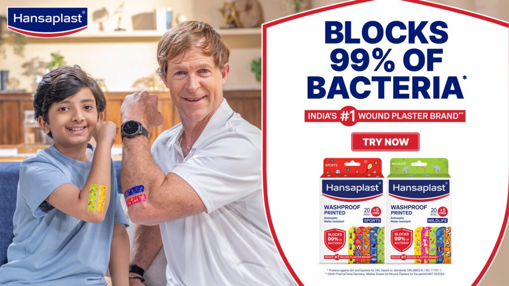 Hansaplast Launches Washproof Printed Plasters with Jonty Rhodes
