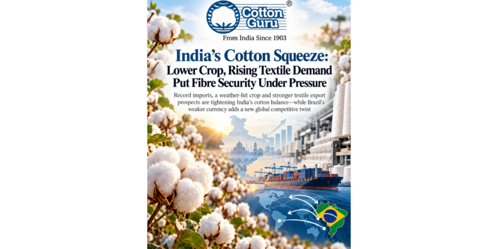 India’s Cotton Supply Faces Pressure as Textile Demand Rises