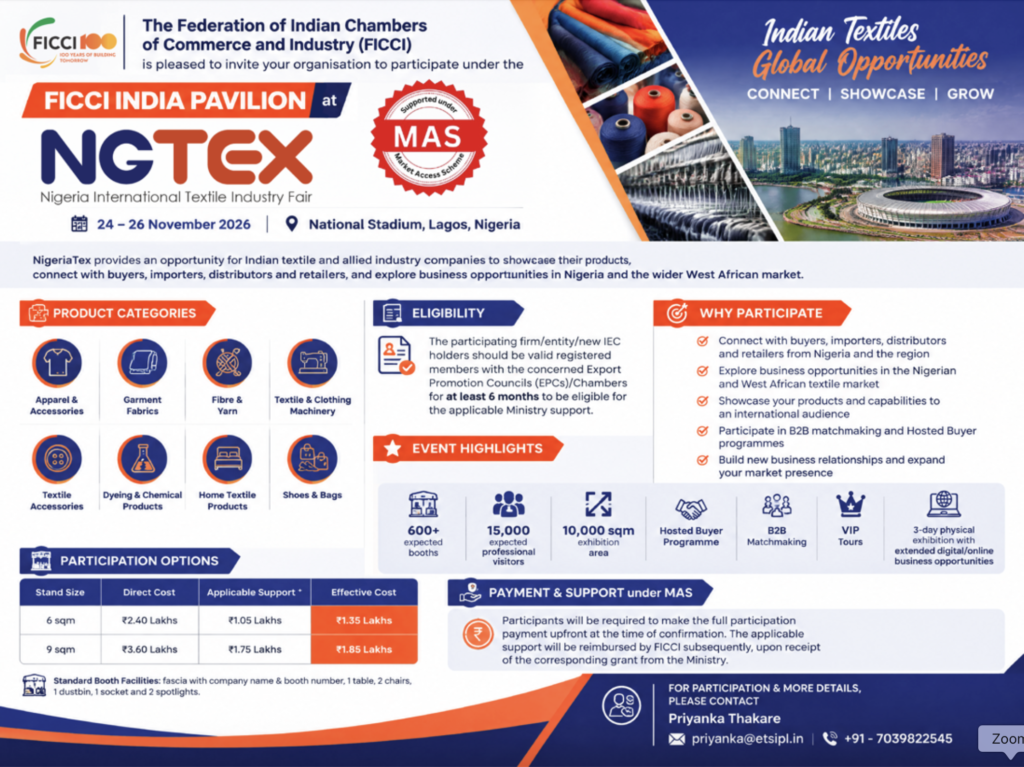 NGTex 2026 – Nigeria International Textile Industry Fair