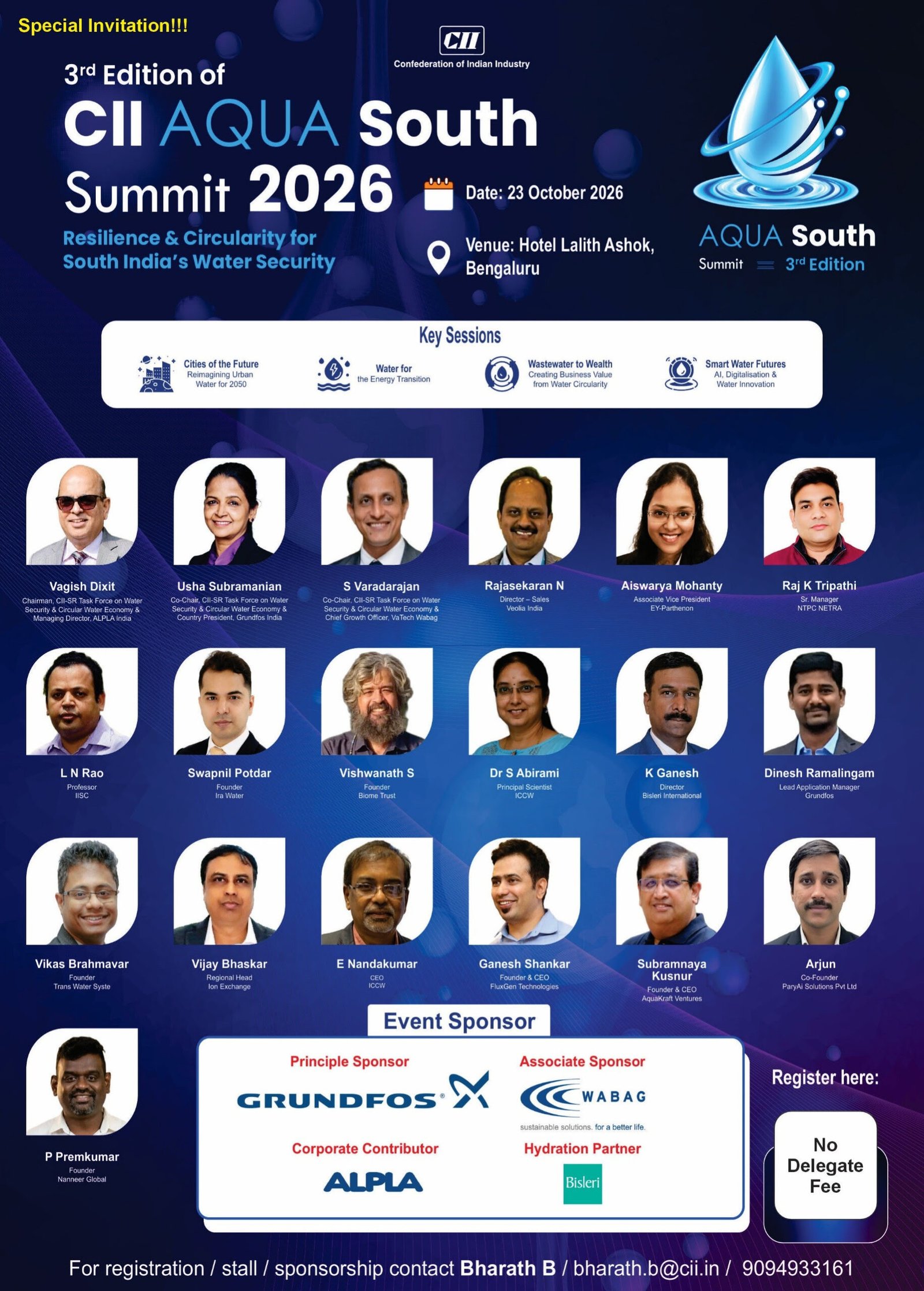 3rd Edition of CII AQUA South Summit 2026