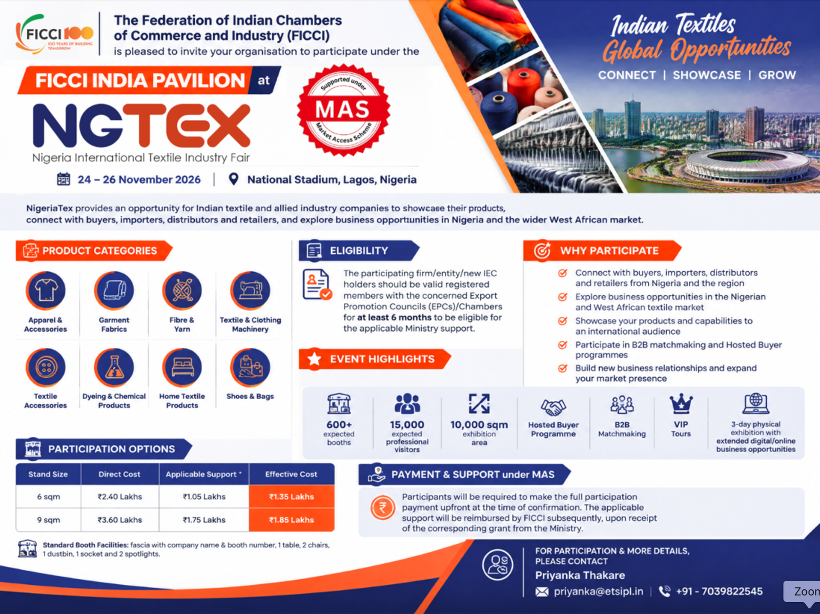 NGTex 2026 – Nigeria International Textile Industry Fair